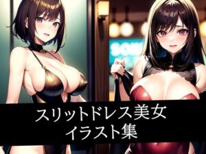 スリットドレス美女イラスト集<br><span style="font-size: 0.8em; color: #666;">D_515345</span>