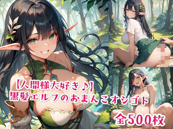 【人間様大好き♪】黒髪エルフのおまんこオシゴト<br><span style="font-size: 0.8em; color: #666;">D_577154</span>