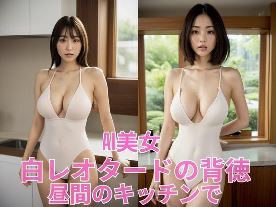 AI美女  白レオタードの背徳   昼間のキッチンで<br><span style="font-size: 0.8em; color: #666;">D_636840</span>