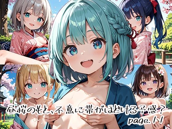 昼桜のもと、不意に帯がほどける予感？page.11<br><span style="font-size: 0.8em; color: #666;">D_649922</span>