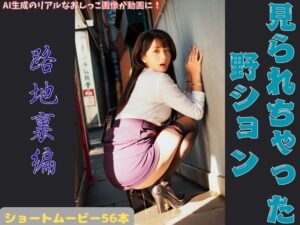 見られちゃった野ション 路地裏編