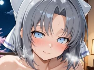 布団の上で乱れる雪◯