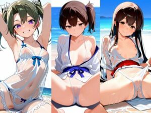 【艦○れ】空母〇娘エロ動画  加賀  赤城  瑞鶴  蒼龍  海辺でトップレス<br><span style="font-size: 0.8em; color: #666;">D_686629</span>