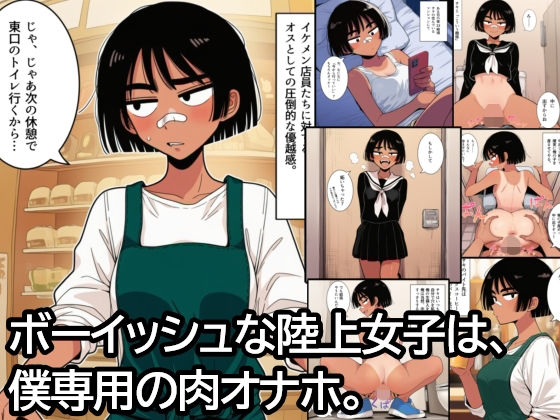 ボーイッシュな陸上女子は、僕専用の肉オナホ。<br><span style="font-size: 0.8em; color: #666;">D_692090</span>