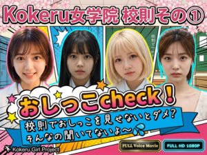 【Kokeru Girl】Kokeru女学院 校則その 1「おしっこcheck」<br><span style="font-size: 0.8em; color: #666;">D_692722</span>