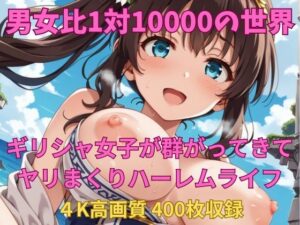 男女比1対10000の世界 ギリシャ女子とセックスし放題でちんぽが乾く暇もないヤリ放題ハーレムライフ！！<br><span style="font-size: 0.8em; color: #666;">D_692898</span>