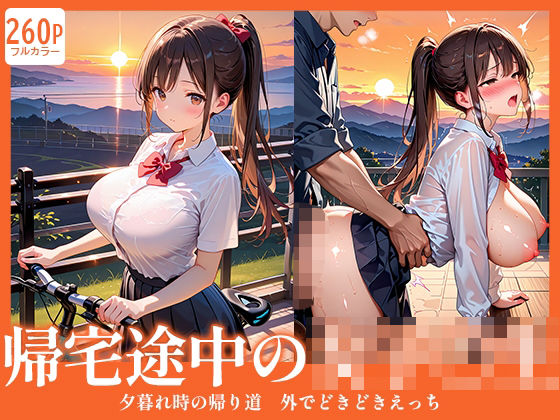 帰宅途中の女子〇生〜夕暮れ時の帰り道、外でどきどきエッチ<br><span style="font-size: 0.8em; color: #666;">D_693839</span>