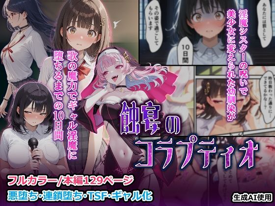 蝕宴のコラプティオ  淫魔シスターの呪いで少女に変えられた幼馴染が、歌の魔力でギャル淫魔に堕ちるまでの10日間<br><span style="font-size: 0.8em; color: #666;">D_697414</span>