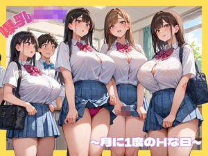 【爆乳〇校】進学校の月に一度のHな日