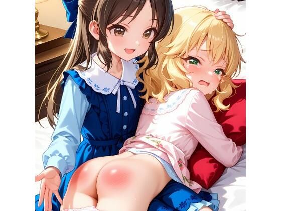 橘ありす・櫻井桃華（アイドルマスター）お尻叩きイラスト集<br><span style="font-size: 0.8em; color: #666;">D_703845</span>
