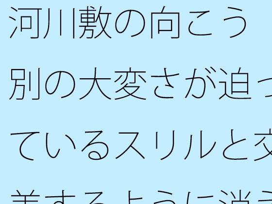 河川敷の向こう  別の大変さが迫っているスリルと交差するように消えていく過去の一部分<br><span style="font-size: 0.8em; color: #666;">D_711136</span>