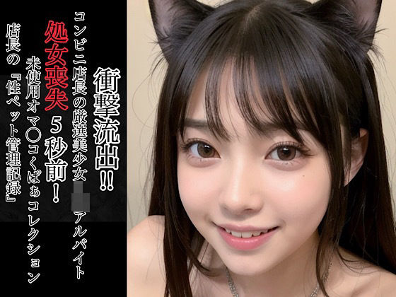 衝撃流出！！コンビニ店長の厳選美少女J◯アルバイト処女喪失5秒前！未使用オマ◯コくぱぁコレクション〜店長の『性ペット管理記録』〜<br><span style="font-size: 0.8em; color: #666;">D_713652</span>