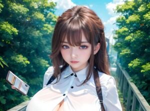 ブラウス爆乳