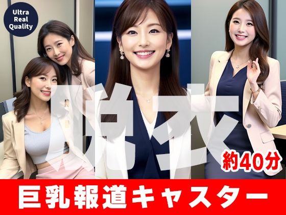 【約40分】『女性キャスターの乳揉み』巨乳と知性の仮面が外れるとき。-AIで描く究極の美女達-<br><span style="font-size: 0.8em; color: #666;">D_714589</span>