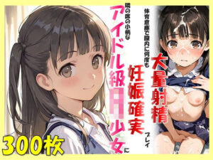 隣の席の小柄なアイドル級ロリ少女に、体育倉庫で膣内に何度も大量射精 妊娠確実プレイ