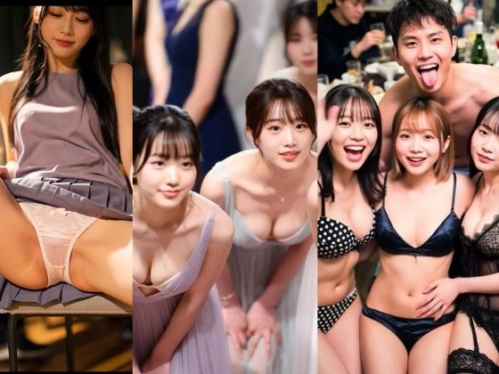 披露宴 下着 ランジェリー 女子大生 乱交 ドレス パンチラ ブラチラ 盗撮 結婚式 3次会<br><span style="font-size: 0.8em; color: #666;">D_709539</span>