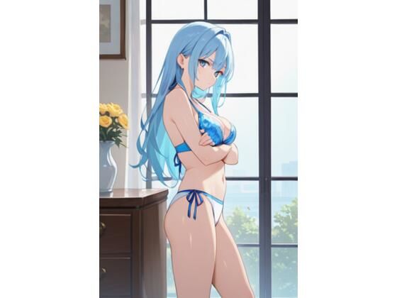 青髪美女<br><span style="font-size: 0.8em; color: #666;">D_717815</span>