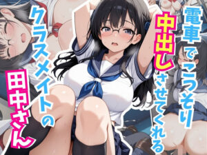 電車でこっそり中出しさせてくれるクラスメイトの田中さん