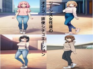 ジーンズ女性達のオナラ・排便シチュエーション