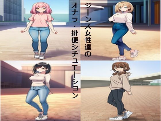 ジーンズ女性達のオナラ・排便シチュエーション<br><span style="font-size: 0.8em; color: #666;">D_721225</span>
