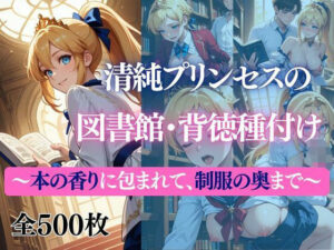 清純プリンセスの図書館・背徳種付け 〜本の香りに包まれて、制服の奥まで〜